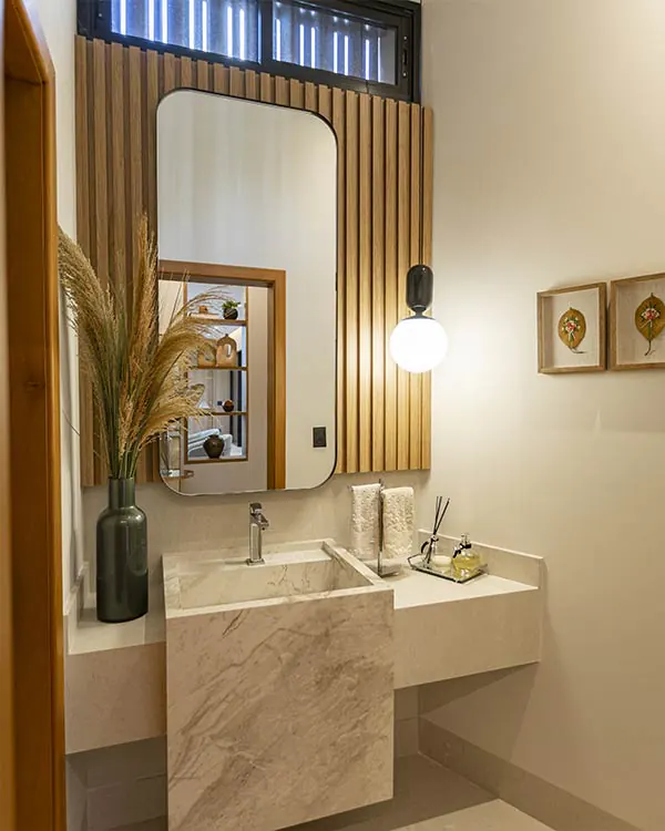 decoração para lavabo
